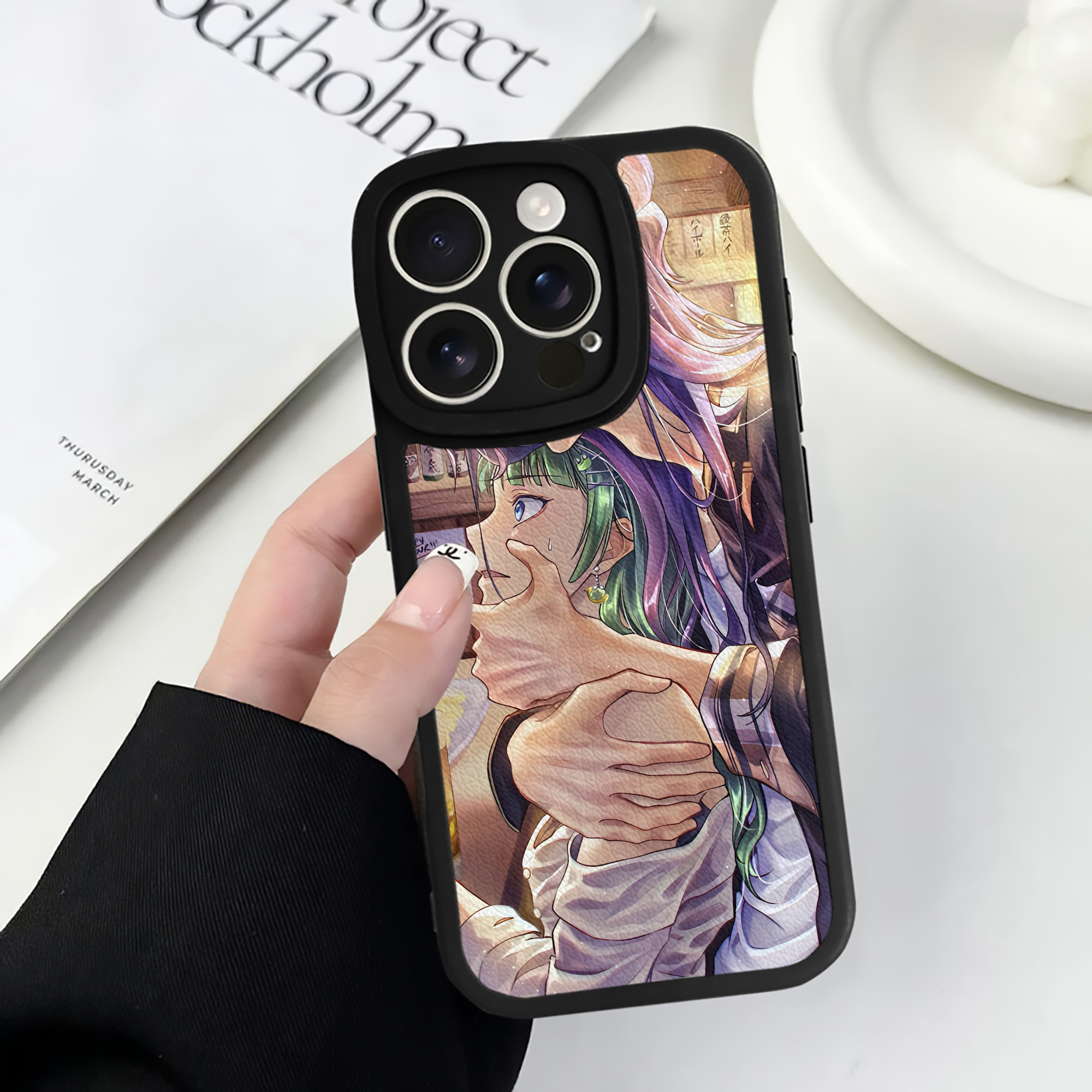 薬屋のひとりごと The Apothecary Diaries 【iPhone 16シリーズ対応】シリコンスマホケース（レザー調） 材質：シリコン